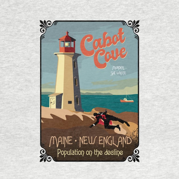 Cabot Cove Lighthouse and crime scene by BOEC Gear